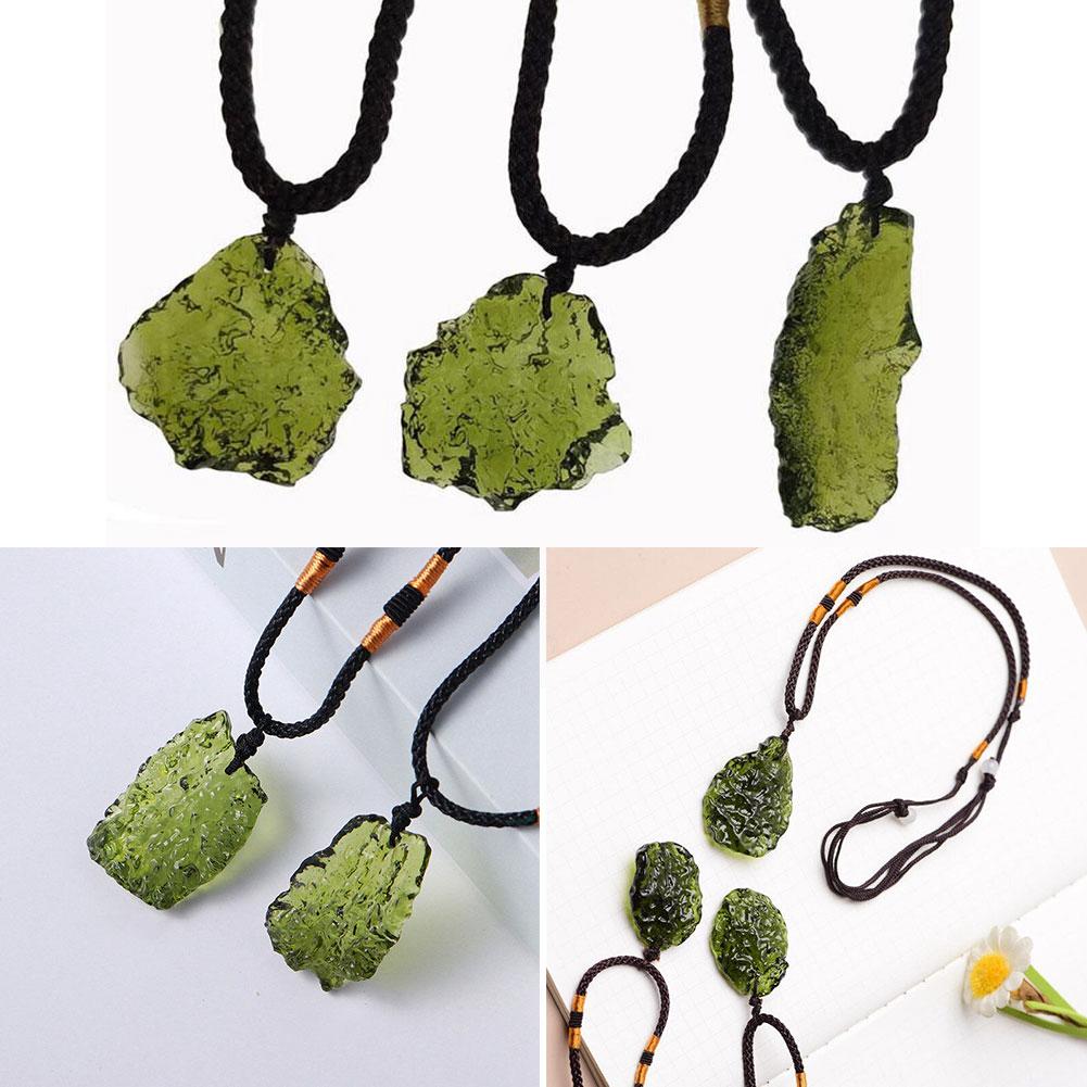 Crystal Pendant Necklace Natural Stone - Natural Unique Crystal Quartz Necklace Impact