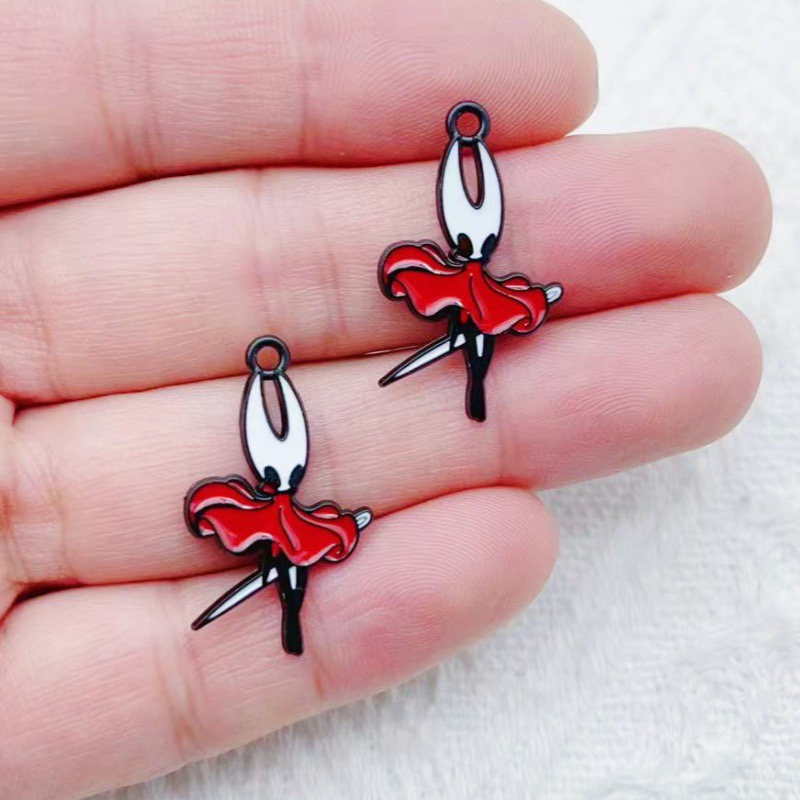 10pcs alloy drip oil cartoon a - Earrings review and price