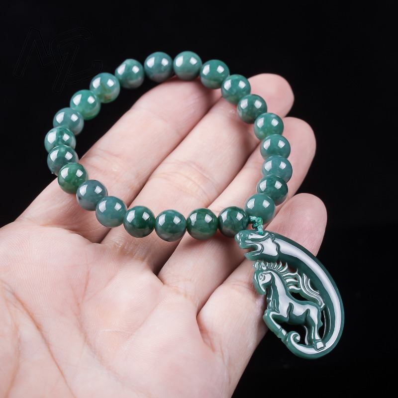 Natural Jadeite Blue Water Zod - Bracelets review and price