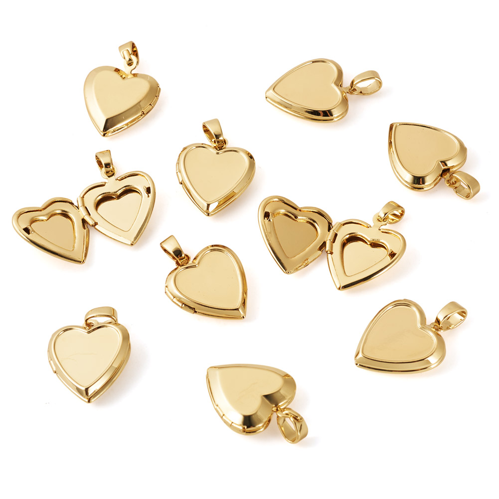 10pcs Heart Photo Locket Penda - Heart Locket Necklace Photo review and price