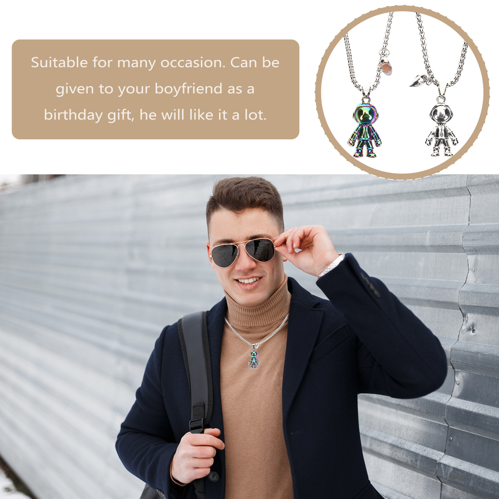 1Pair Couple Matching Necklace - Magnetic Couple Matching Necklaces review and price