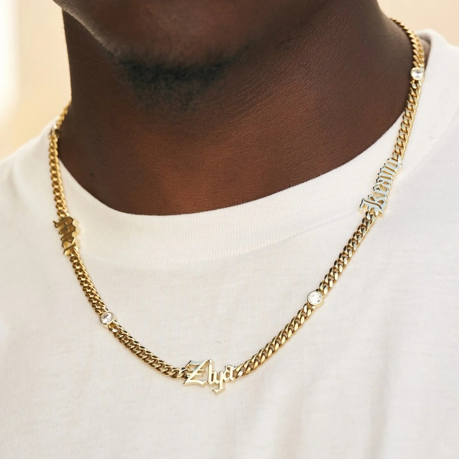 Custom Old English Name Neckla - Cuban Link Chain 12Mm review and price