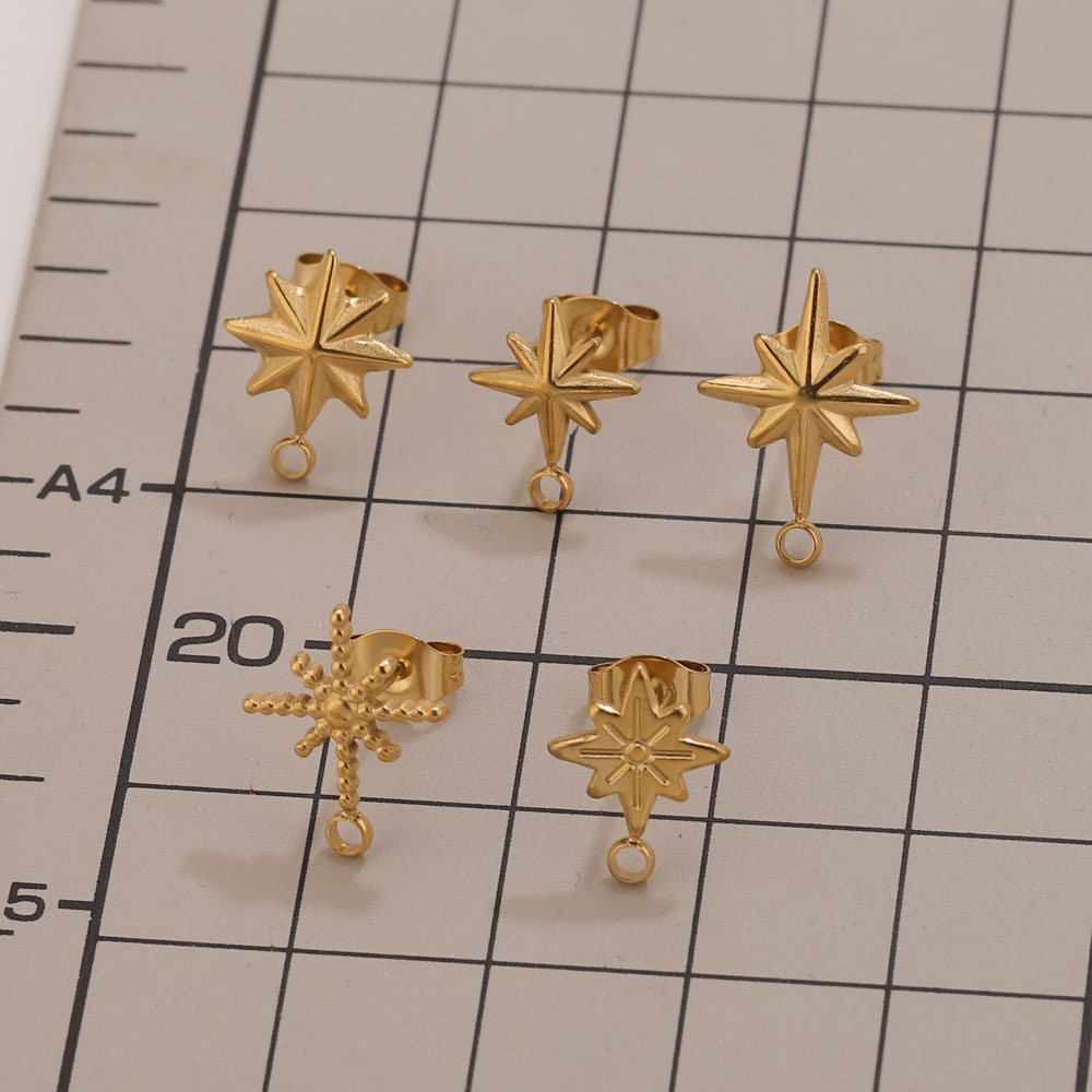 6pcs Stainless Steel Star Earr - Body Jewelry review and price