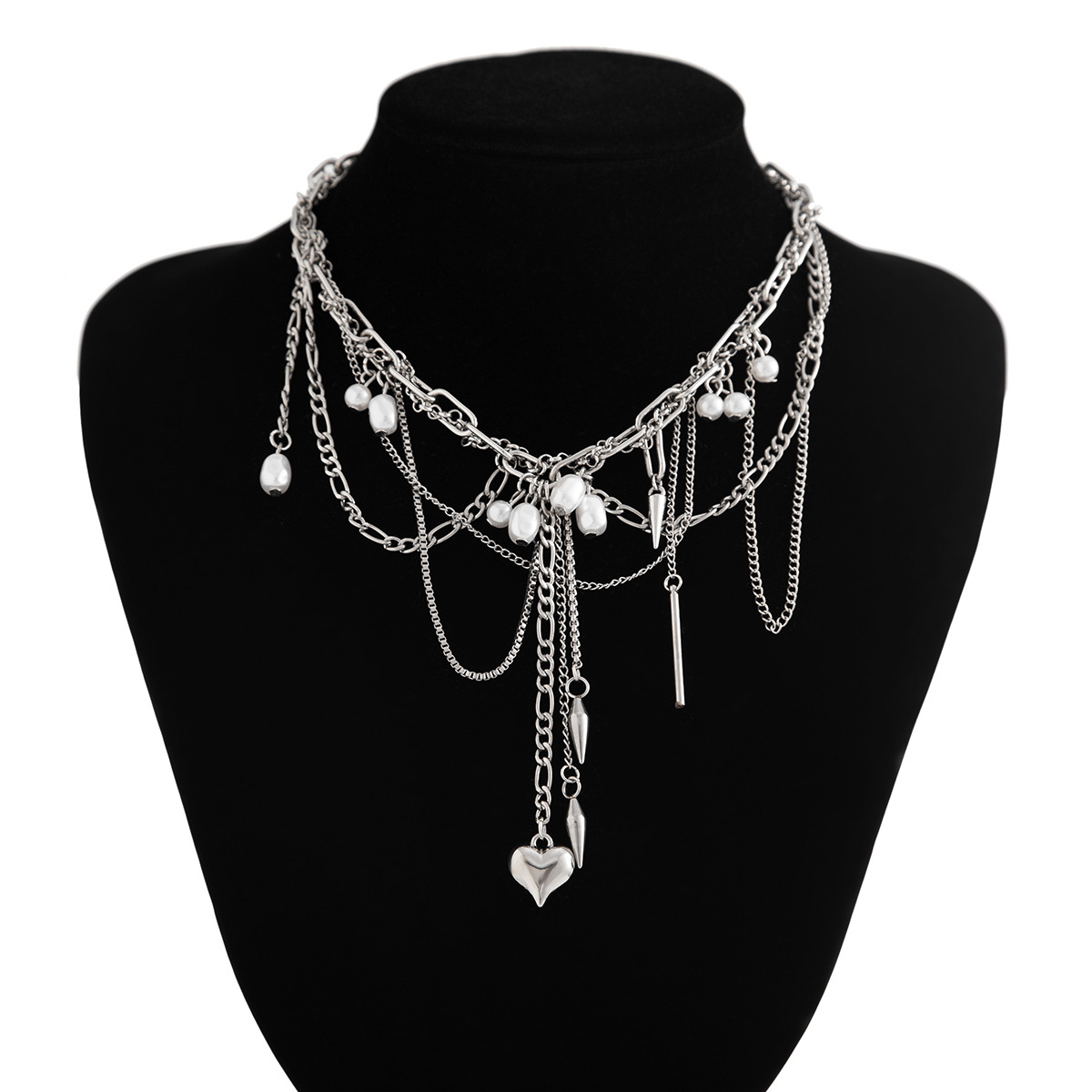 Vintage Irregular Imitation Pe - Pearl Choker Necklace Vintage review and price