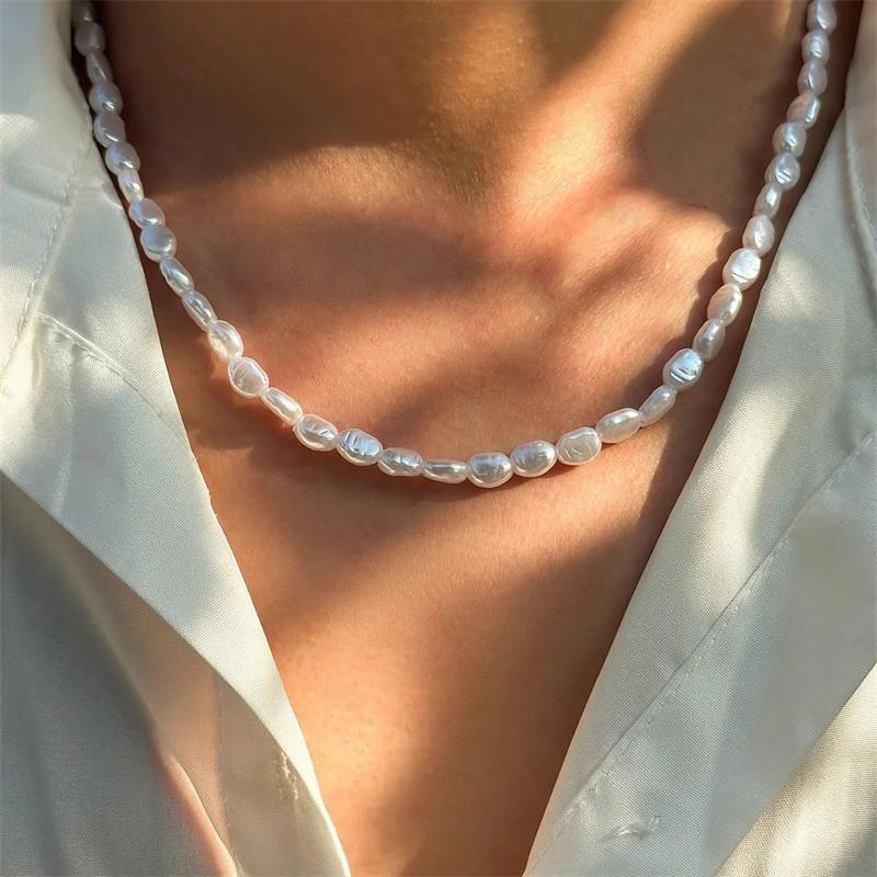 New Fashion Simple Imitation P - Pearl Choker Necklace Vintage review and price