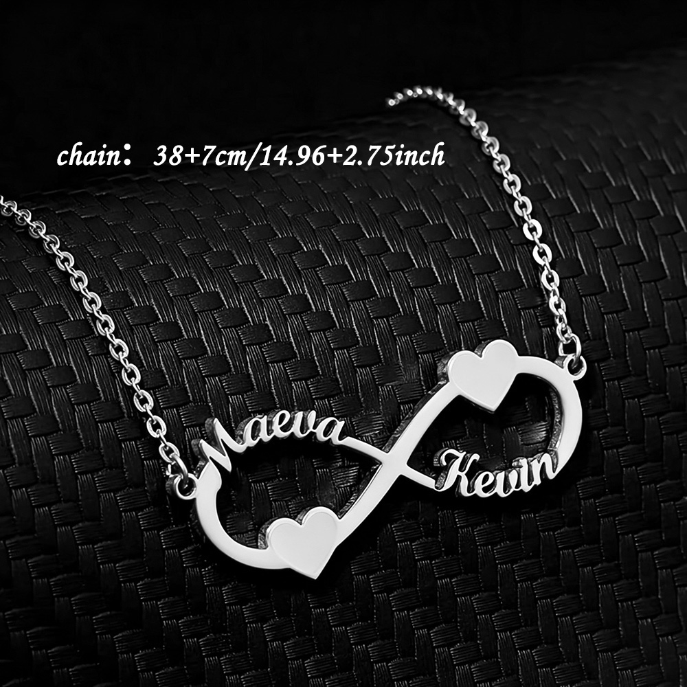 Custom Name Necklace Infinity  - Custom Name Necklace Stainless Steel review and price