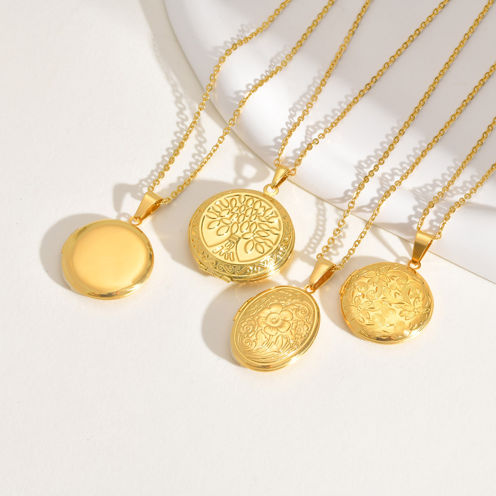 Vnox Dainty Heart Photos Penda - Heart Locket Necklace Photo review and price