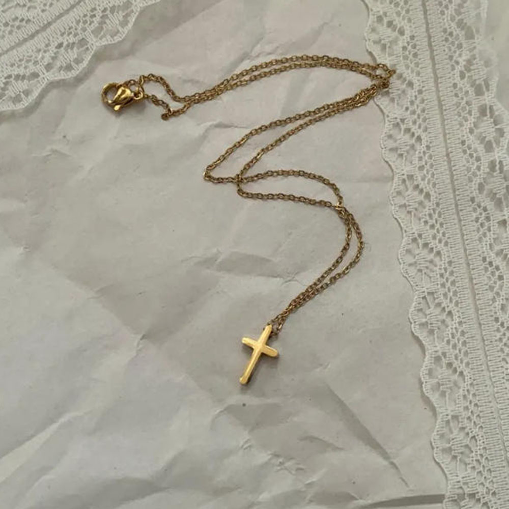 Exquisite gold cross necklace, - Cross Pendant Necklace Gold review and price