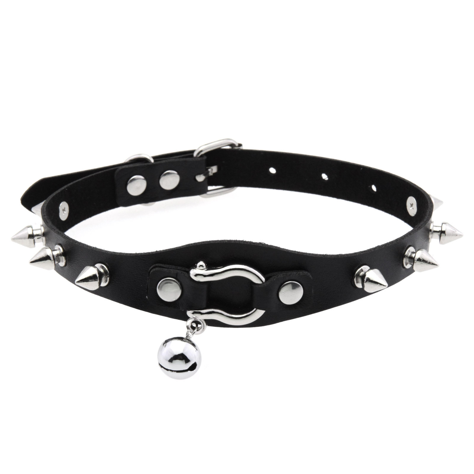 Black Spike Choker Necklace Ri - Goth Punk Spike Choker review and price
