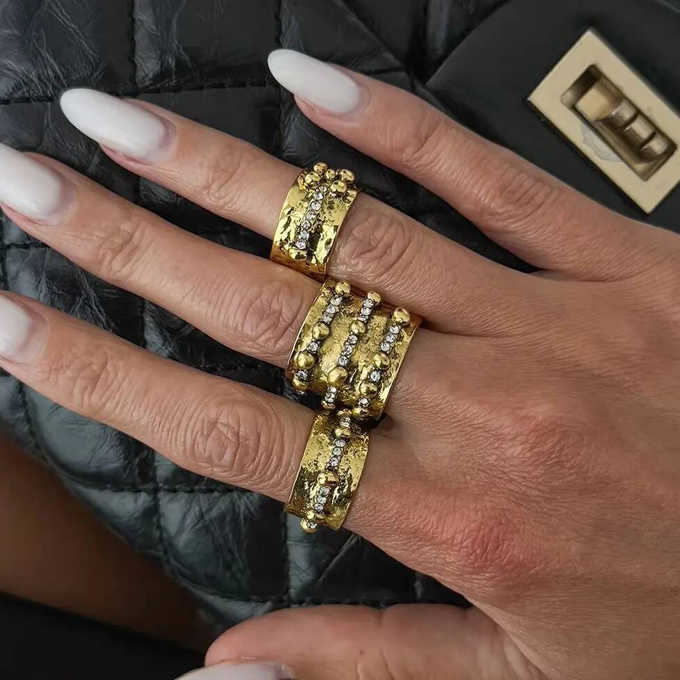 Ingemark 3Pcs Vintage Inlay Rh - Vintage Punk Knuckle Rings Set review and price