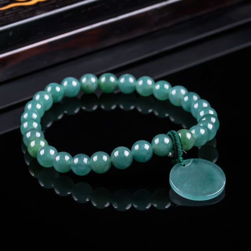 Natural Jadeite Blue Water Not - Bracelets review and price