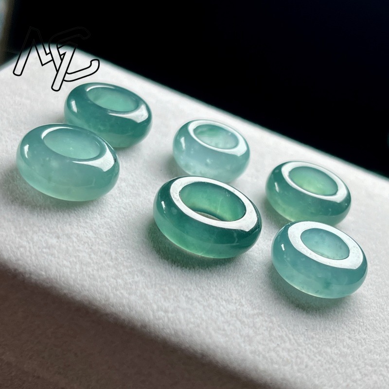 Natural Emerald Blue Water Luc - Rings review and price