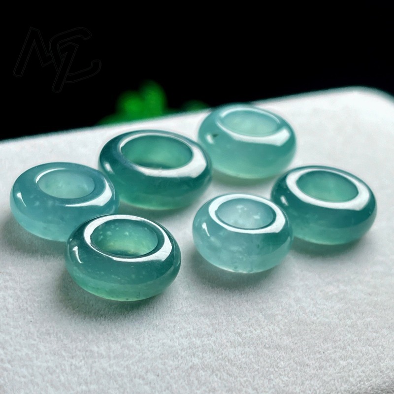 Natural Emerald Blue Water Luc - Rings review and price