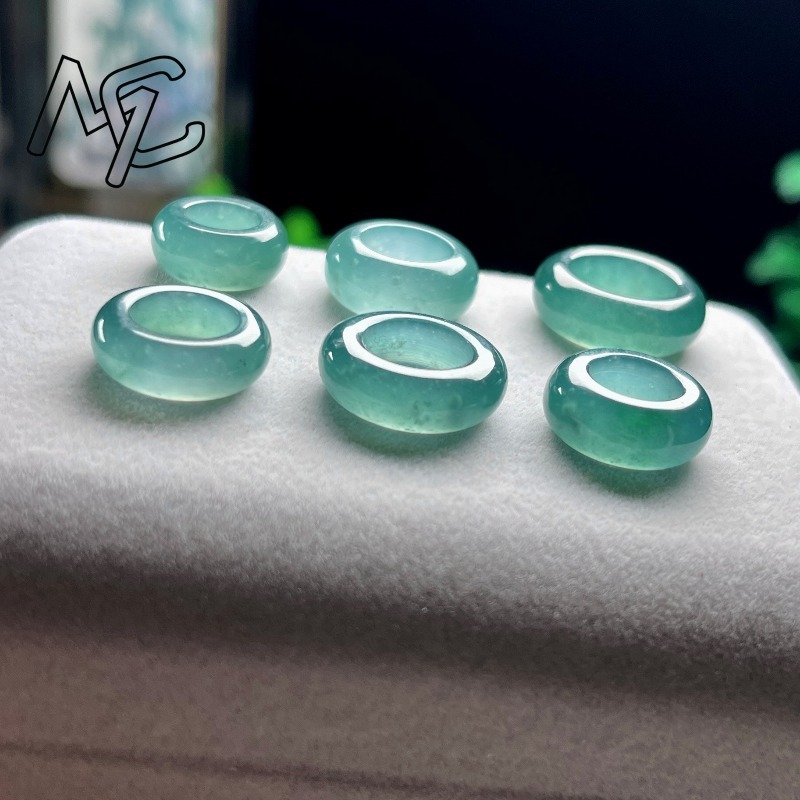 Natural Emerald Blue Water Luc - Rings review and price
