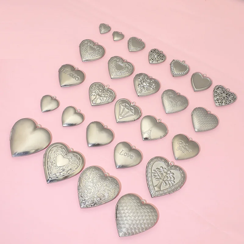 BoYuTe (20 Pieces/Lot) 316 Sta - Heart Locket Necklace Photo review and price