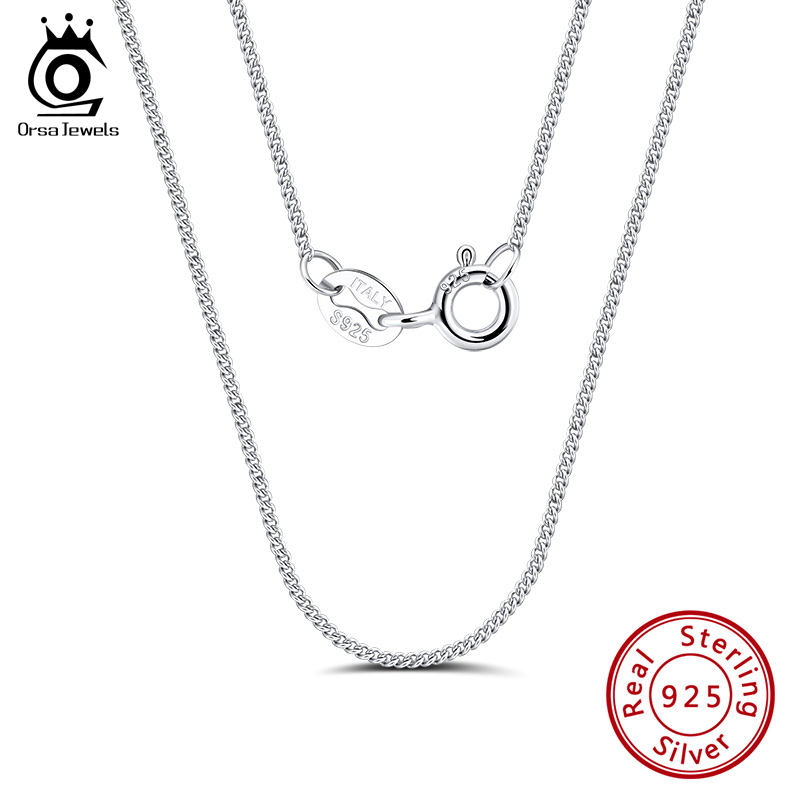 ORSA JEWELS Italian 925 Sterli - 925 Sterling Silver Chain Necklace Men review and price