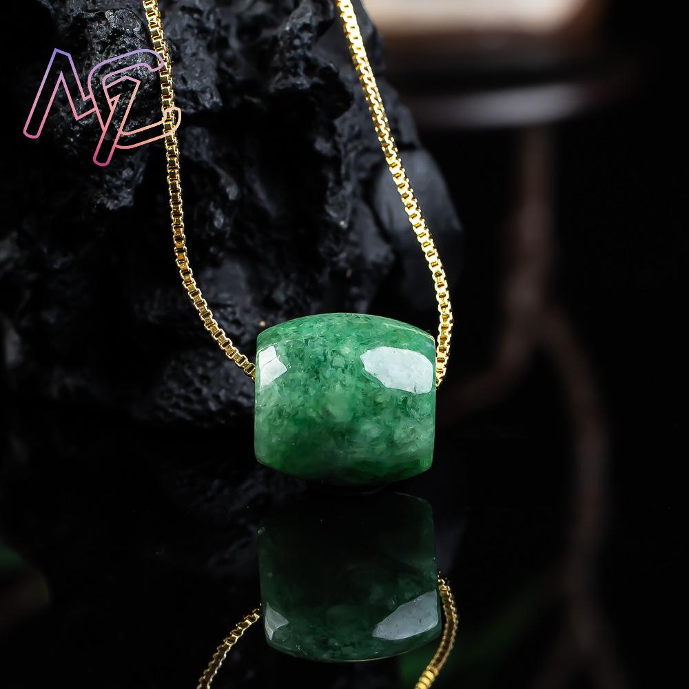 Natural Real Jade Bead Pendant - Necklaces review and price