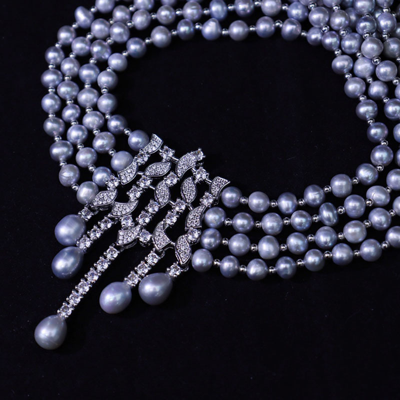 Freshwater Pearl Necklace, Vin - Pearl Choker Necklace Vintage review and price