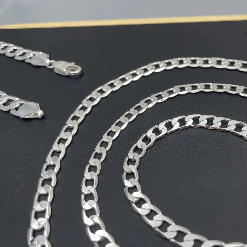Men's 925 Sterling Silver Neck - Cuban Link Chain 12Mm review and price