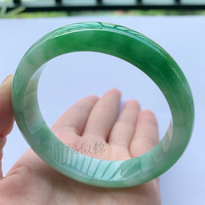 Old Mine Icy Jadeite Bracelet, - Bracelets review and price